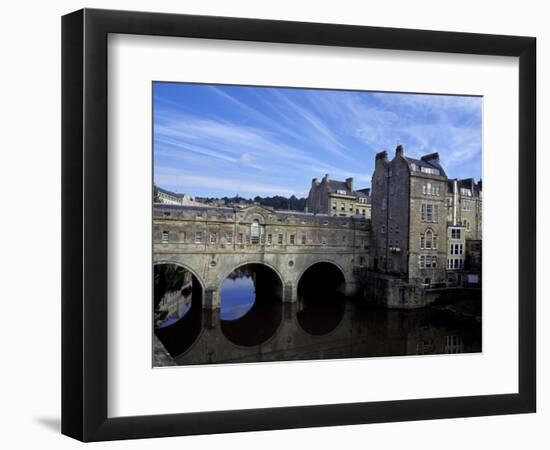 River Avon Bridge with Reflections, Bath, England-Cindy Miller Hopkins-Framed Photographic Print