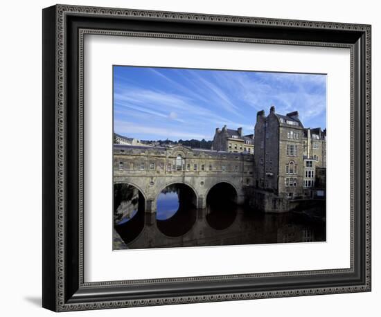 River Avon Bridge with Reflections, Bath, England-Cindy Miller Hopkins-Framed Photographic Print
