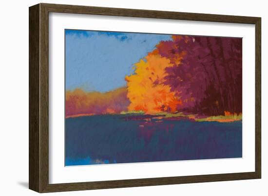 River Bank-Mike Kelly-Framed Art Print