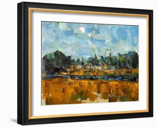 River Banks, 1904-05-Paul Cézanne-Framed Giclee Print