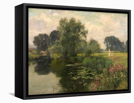 River Banks and River Blossoms, 1909-Henry John Yeend King-Framed Premier Image Canvas