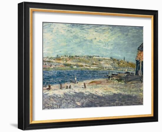 River Banks at Saint-Mammes, 1884-Alfred Sisley-Framed Giclee Print