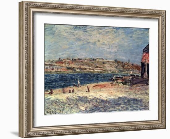 River Banks at Saint-Mammès, 1884-Alfred Sisley-Framed Giclee Print