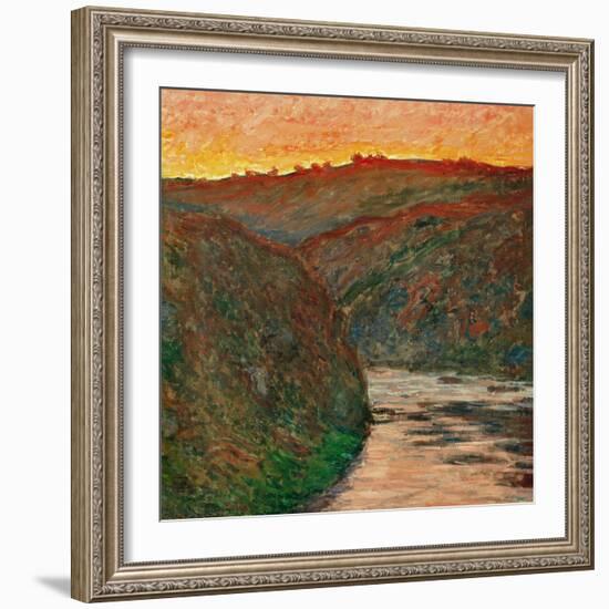 River Bend-Claude Monet-Framed Giclee Print