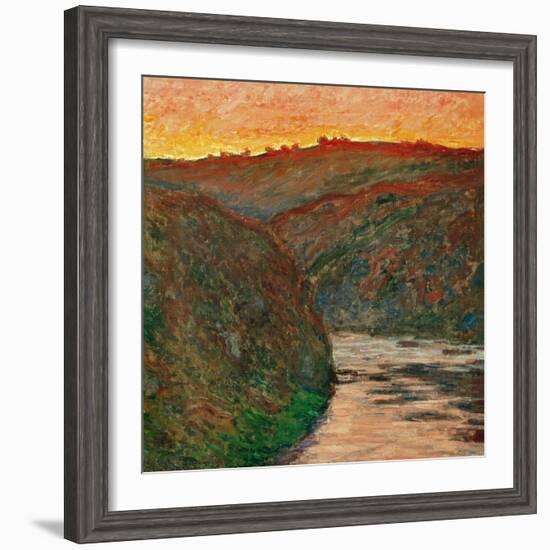 River Bend-Claude Monet-Framed Giclee Print