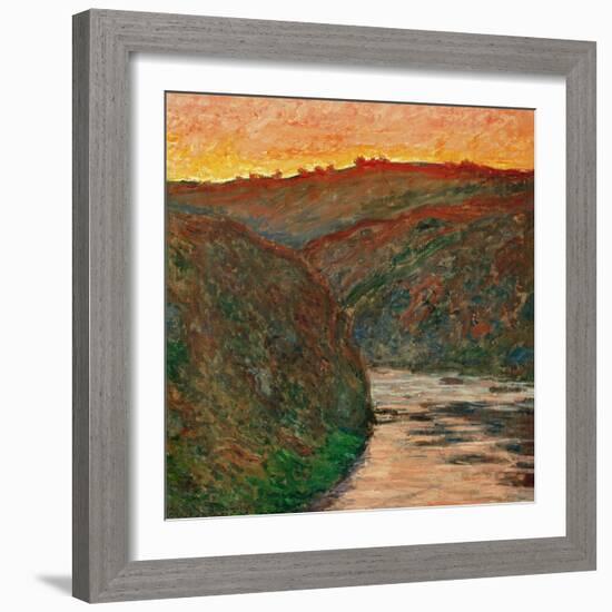 River Bend-Claude Monet-Framed Giclee Print