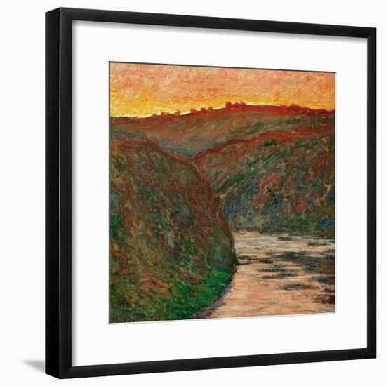 River Bend-Claude Monet-Framed Giclee Print