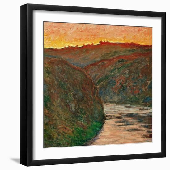 River Bend-Claude Monet-Framed Giclee Print