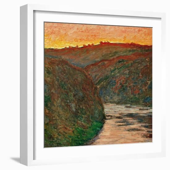 River Bend-Claude Monet-Framed Giclee Print