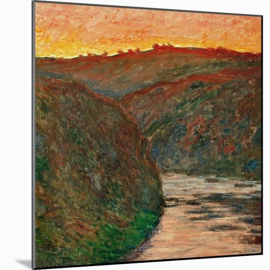 River Bend-Claude Monet-Mounted Giclee Print