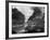 River Boat Smoke Passes along the River Seine-Andreas Feininger-Framed Photographic Print