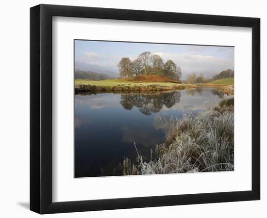 River Brathay in Winter, Near Elterwater, Lake District, Cumbria, England, United Kingdom-Steve & Ann Toon-Framed Photographic Print