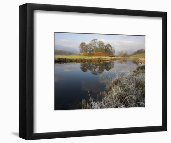 River Brathay in Winter, Near Elterwater, Lake District, Cumbria, England, United Kingdom-Steve & Ann Toon-Framed Photographic Print