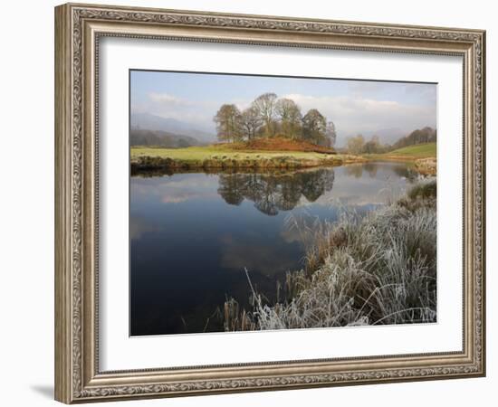 River Brathay in Winter, Near Elterwater, Lake District, Cumbria, England, United Kingdom-Steve & Ann Toon-Framed Photographic Print