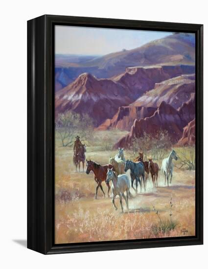 River Breaks Bunch-Jack Sorenson-Framed Stretched Canvas