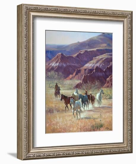 River Breaks Bunch-Jack Sorenson-Framed Art Print