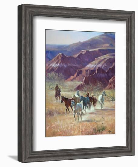 River Breaks Bunch-Jack Sorenson-Framed Art Print