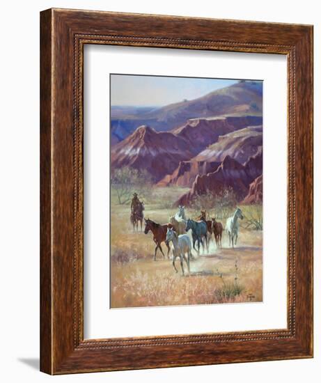 River Breaks Bunch-Jack Sorenson-Framed Art Print