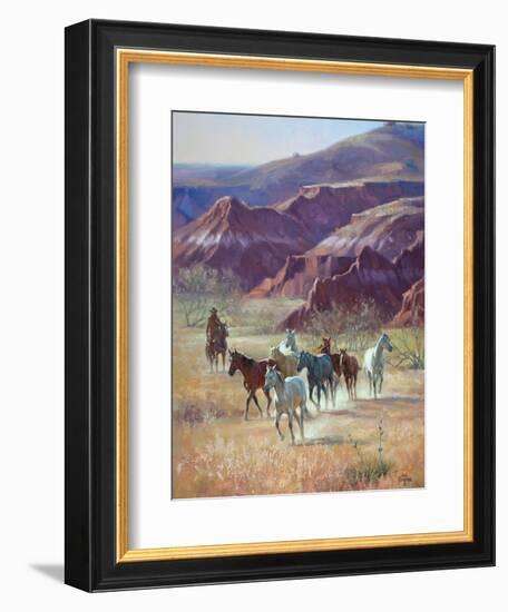 River Breaks Bunch-Jack Sorenson-Framed Art Print