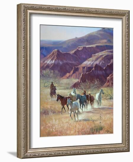 River Breaks Bunch-Jack Sorenson-Framed Art Print