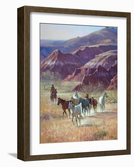 River Breaks Bunch-Jack Sorenson-Framed Art Print