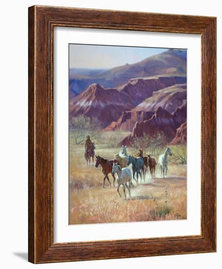 River Breaks Bunch-Jack Sorenson-Framed Art Print