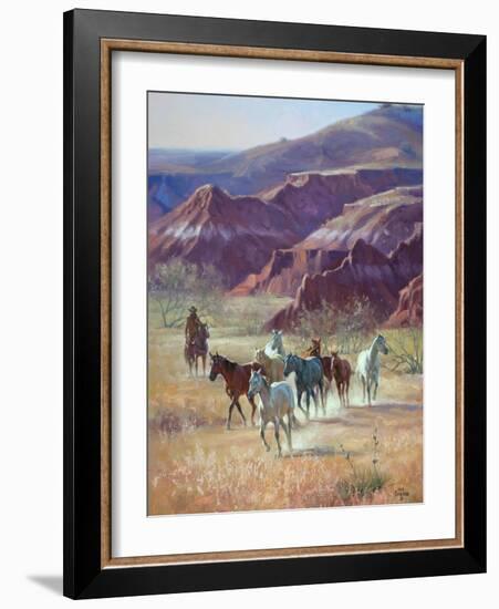 River Breaks Bunch-Jack Sorenson-Framed Art Print