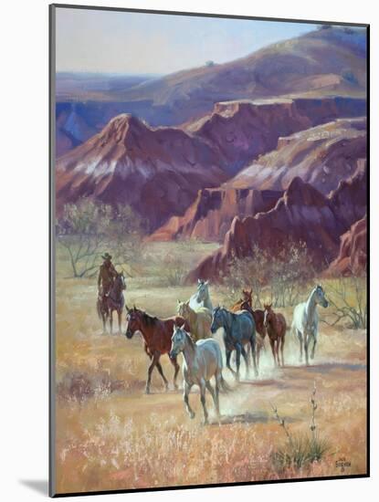 River Breaks Bunch-Jack Sorenson-Mounted Art Print