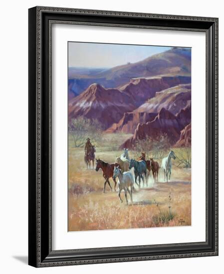 River Breaks Bunch-Jack Sorenson-Framed Art Print