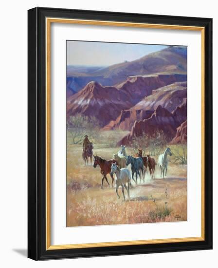 River Breaks Bunch-Jack Sorenson-Framed Art Print