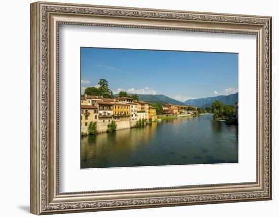 River Brenta, Bassano del Grappa, Veneto region, Italy.-Michael DeFreitas-Framed Photographic Print