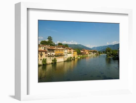 River Brenta, Bassano del Grappa, Veneto region, Italy.-Michael DeFreitas-Framed Photographic Print