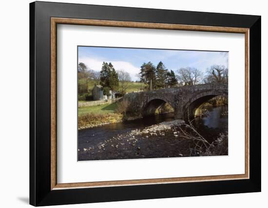 River Caldew and Road Bridge at Sebergham, Cumberland, 20th century-CM Dixon-Framed Photographic Print