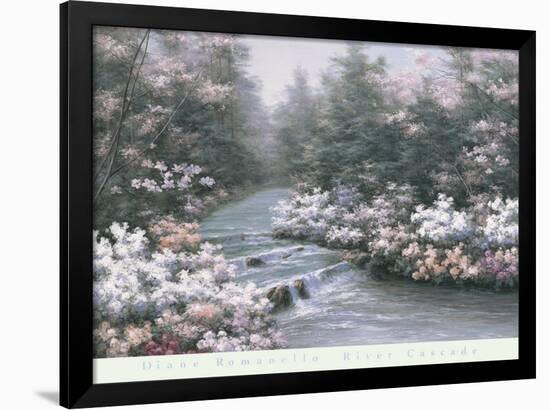 River Cascade-Diane Romanello-Framed Art Print