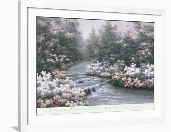 River Cascade-Diane Romanello-Framed Art Print