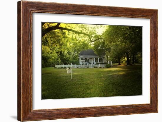 River Cottage in Summer-Jai Johnson-Framed Giclee Print