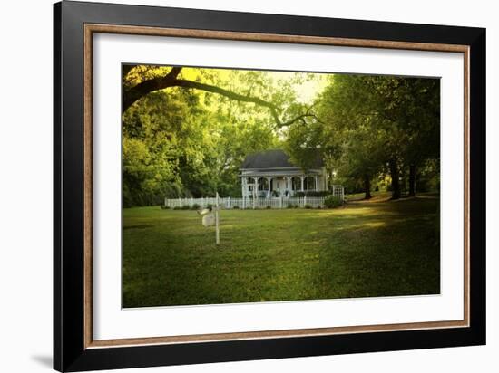 River Cottage in Summer-Jai Johnson-Framed Giclee Print