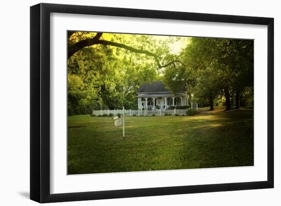 River Cottage in Summer-Jai Johnson-Framed Giclee Print