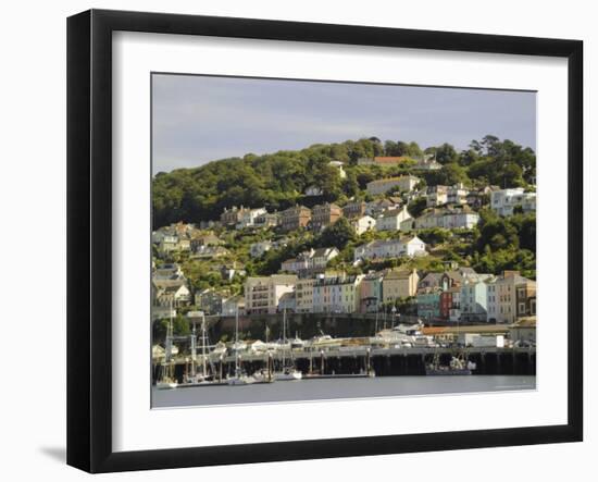 River Dart Estuary, Dartmouth, South Hams, Devon, England, United Kingdom-David Hughes-Framed Photographic Print