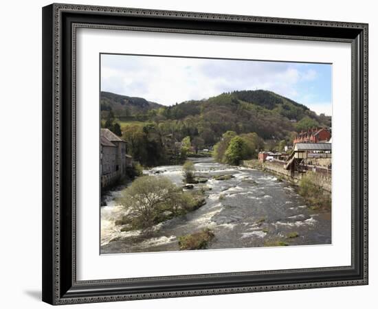 River Dee, Llangollen, Dee Valley, Denbighshire, North Wales, Wales, United Kingdom, Europe-Wendy Connett-Framed Photographic Print