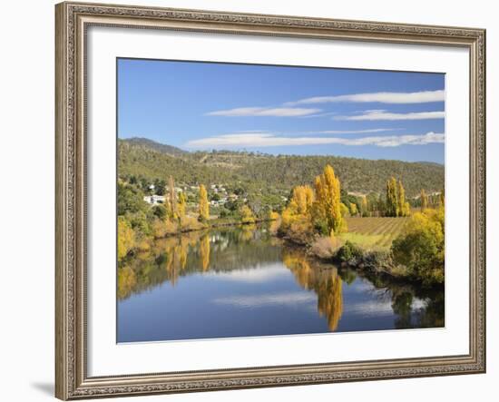 River Derwent Near New Norfolk, Tasmania, Australia, Pacific-Jochen Schlenker-Framed Photographic Print