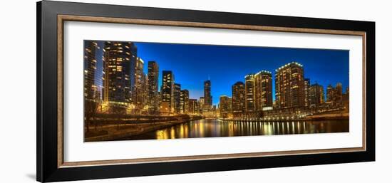River East Chicago-Steve Gadomski-Framed Photographic Print
