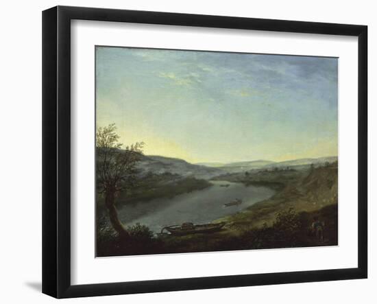 River Elbe Near Blasewitz-Anton Graff-Framed Giclee Print