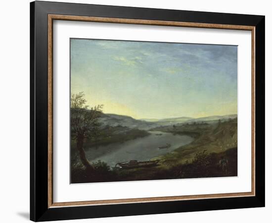 River Elbe Near Blasewitz-Anton Graff-Framed Giclee Print