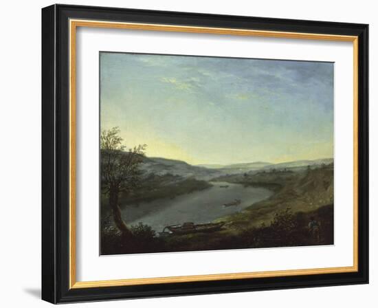 River Elbe Near Blasewitz-Anton Graff-Framed Giclee Print