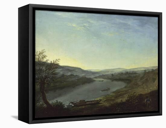 River Elbe Near Blasewitz-Anton Graff-Framed Premier Image Canvas