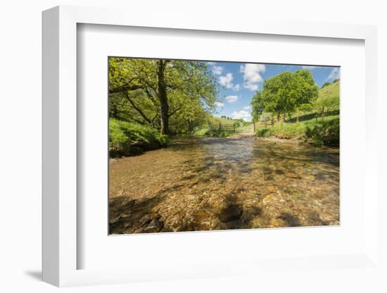 River Exe, Near Winsford, Exmoor National Park, Somerset, UK-Ross Hoddinott-Framed Premium Photographic Print