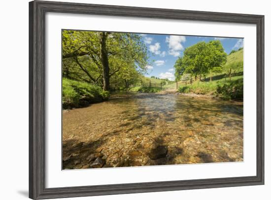 River Exe, Near Winsford, Exmoor National Park, Somerset, UK-Ross Hoddinott-Framed Photographic Print