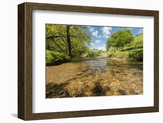 River Exe, Near Winsford, Exmoor National Park, Somerset, UK-Ross Hoddinott-Framed Photographic Print