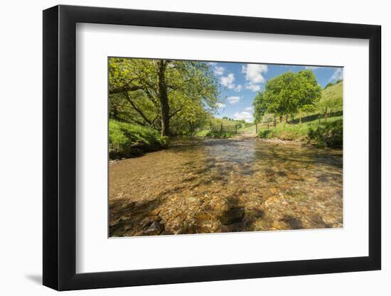 River Exe, Near Winsford, Exmoor National Park, Somerset, UK-Ross Hoddinott-Framed Photographic Print